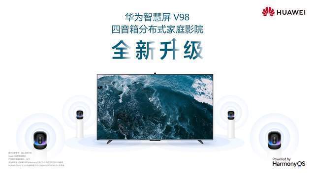 为智慧屏V 98分布式影院带来51声道体验ag旗舰厅娱乐平台电视音质也可以发烧级！华(图3)